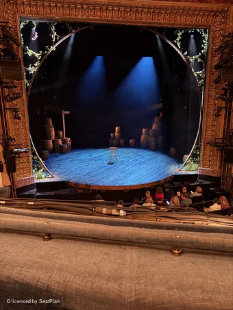Theatre Royal Haymarket Royal Circle A20 view from seat photo