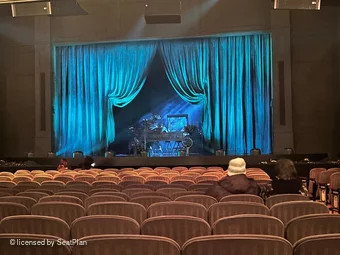 Nederlander Theatre Orchestra Q3 view from seat photo