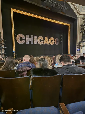 Ambassador Theatre Orchestra L15 view from seat photo