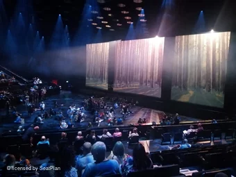 ABBA Arena Block J J20 view from seat photo