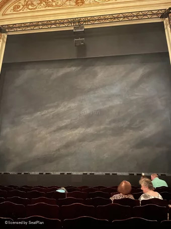 Lyric Theatre Stalls J10 view from seat photo