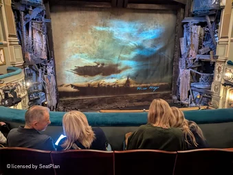 Sondheim Theatre Dress Circle C20 view from seat photo