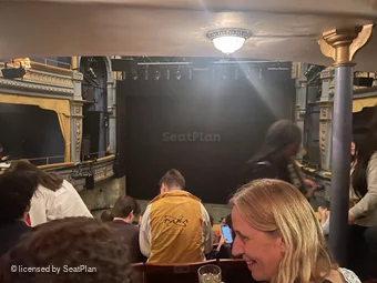 Harold Pinter Theatre Dress Circle E8 view from seat photo
