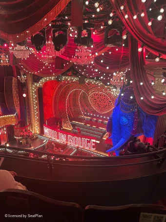 Piccadilly Theatre Grand Circle B1 view from seat photo