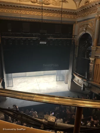 Harold Pinter Theatre Royal Circle A12 view from seat photo