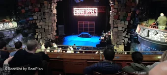 Cambridge Theatre Dress Circle E11 view from seat photo