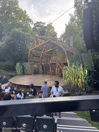 Regent's Park Open Air Theatre Upper Left K1 view from seat photo