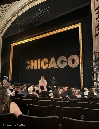 Ambassador Theatre Orchestra K18 view from seat photo