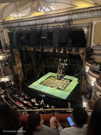 Victoria Palace Theatre Grand Circle C2 view from seat photo