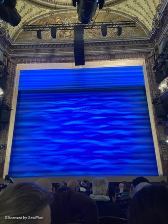 Novello Theatre Stalls N12 view from seat photo