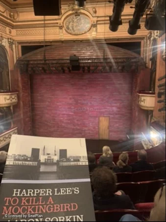 Gielgud Theatre Dress Circle E15 view from seat photo