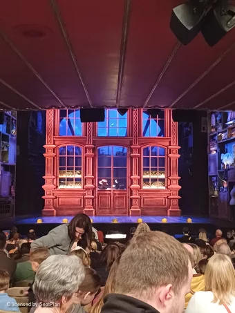 Savoy Theatre Stalls S13 view from seat photo