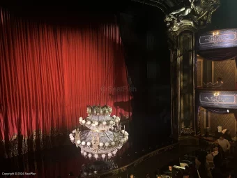 His Majesty's Theatre Royal Circle B31 view from seat photo