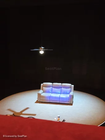 Booth Theatre Mezzanine A2 view from seat photo