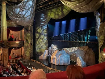 His Majesty's Theatre Royal Circle B6 view from seat photo