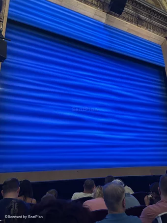 Novello Theatre Stalls G22 view from seat photo