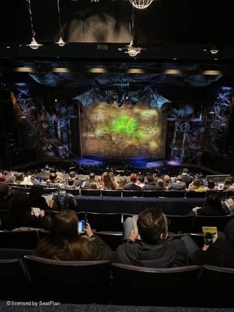 Gershwin Theatre Mezzanine K111 view from seat photo