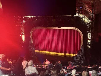 Studio 54 Theatre Mezzanine NN114 view from seat photo