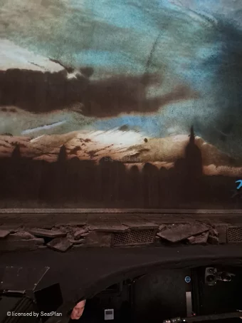 Sondheim Theatre Stalls A18 view from seat photo