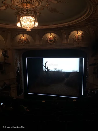 Ambassadors Theatre Circle H2 view from seat photo