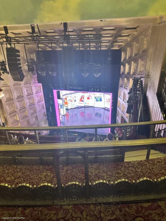 Savoy Theatre Upper Circle G3 view from seat photo