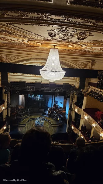 Lyric Theatre Balcony D16 view from seat photo