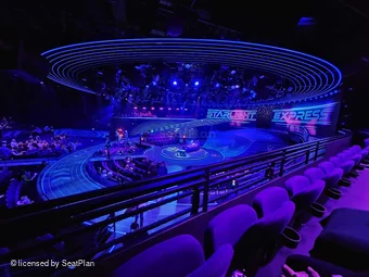 Wembley Park Theatre Trackside 2 GG32 view from seat photo