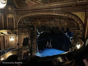 Theatre Royal Haymarket Upper Circle C3 view from seat photo
