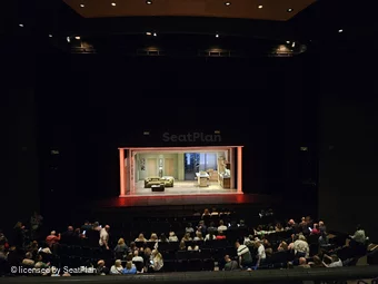 Milton Keynes Theatre Circle A25 view from seat photo