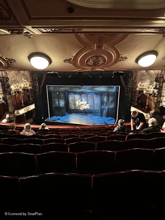 London Coliseum Upper Circle K23 view from seat photo