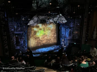 Apollo Victoria Theatre Dress Circle G47 view from seat photo