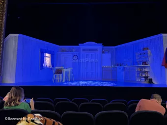 Theatre Royal Haymarket Stalls F10 view from seat photo