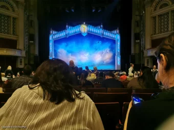 Edinburgh Playhouse Stalls Y23 view from seat photo