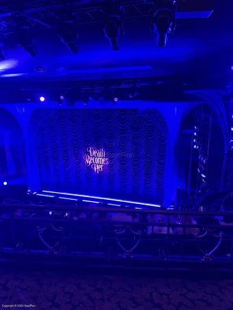 Lunt-Fontanne Theatre Rear Mezzanine A128 view from seat photo