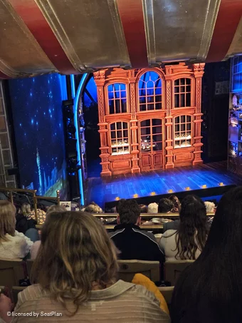 Savoy Theatre Dress Circle L27 view from seat photo