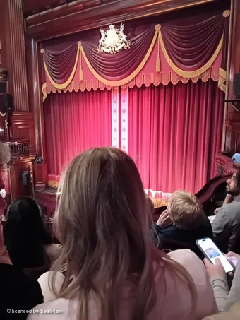St Martin's Theatre Dress Circle C22 view from seat photo