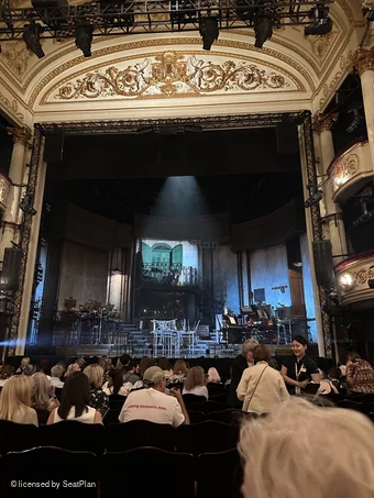 Lyric Theatre Stalls N10 view from seat photo