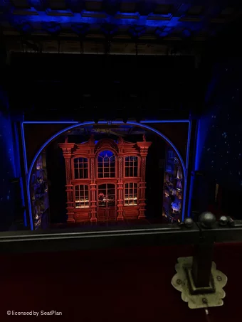 Savoy Theatre Upper Circle A14 view from seat photo