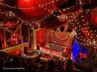 Piccadilly Theatre Grand Circle G2 view from seat photo