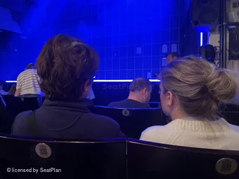 Fortune Theatre Stalls D16 view from seat photo