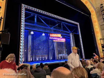 Shubert Theatre Orchestra F7 view from seat photo