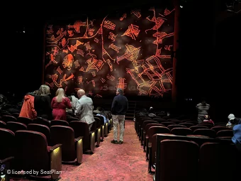Minskoff Theatre Orchestra O2 view from seat photo