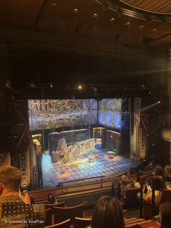 Stephen Sondheim Theatre Mezzanine EE5 view from seat photo