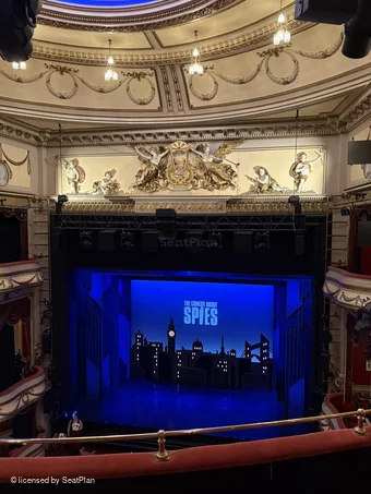 Noel Coward Theatre Grand Circle C7 view from seat photo