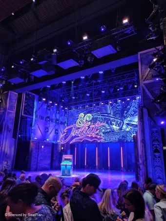 Stephen Sondheim Theatre Orchestra L13 view from seat photo