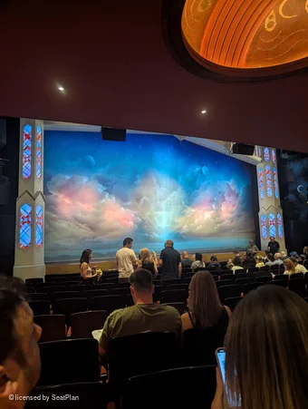 Prince of Wales Theatre Stalls M38 view from seat photo