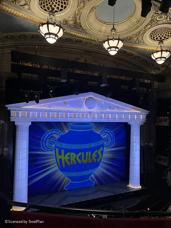 Theatre Royal Drury Lane Grand Circle B38 view from seat photo