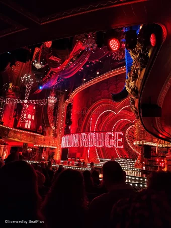 Al Hirschfeld Theatre Orchestra M24 view from seat photo