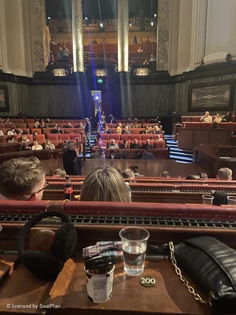 London County Hall Courtroom Stalls F200 view from seat photo
