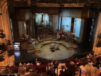 Walter Kerr Theatre Mezzanine H1 view from seat photo